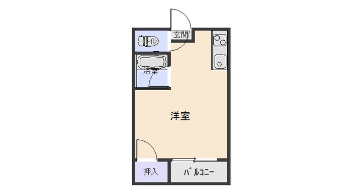 荘野ハイツの間取り