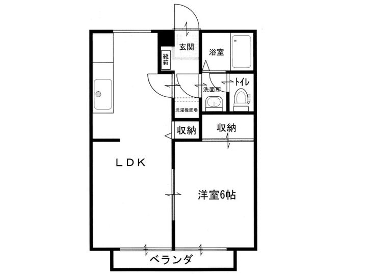コーポベガの間取り