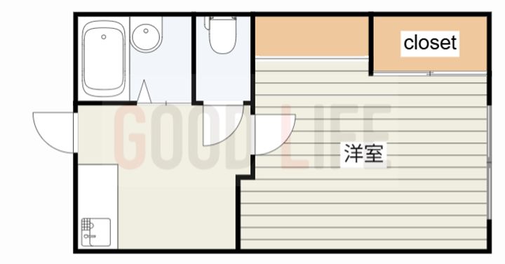 兵庫県高砂市曽根町(アパート)の賃貸物件の間取り