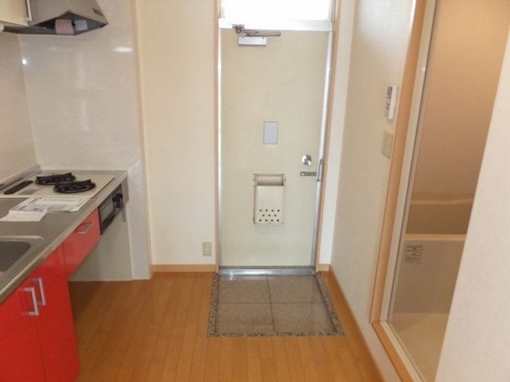 グリーンハイツの玄関