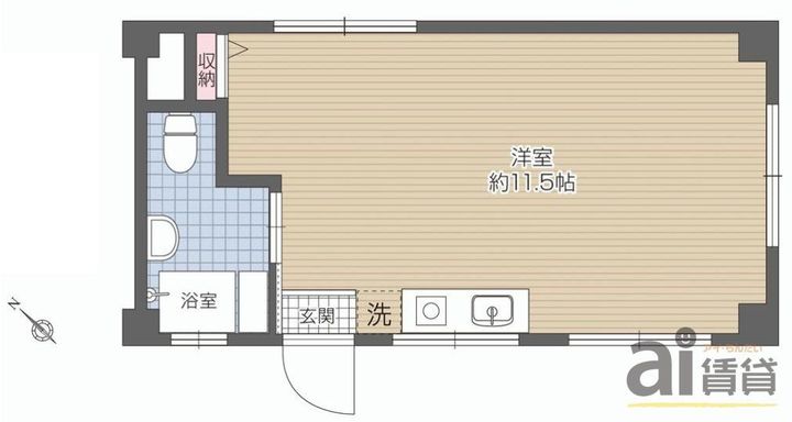 東京都東村山市栄町2(アパート)の賃貸物件の間取り