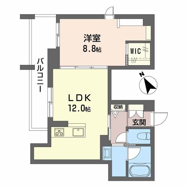メゾンruebriller(メゾンリュブリエ)の間取り