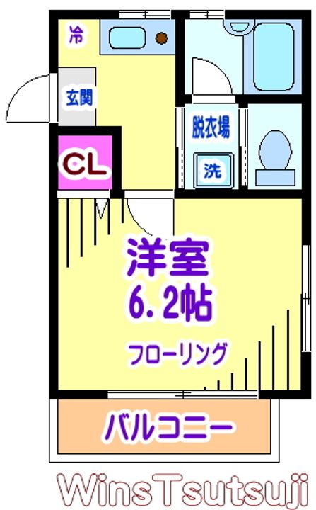 東京都調布市八雲台1(アパート)の賃貸物件の間取り