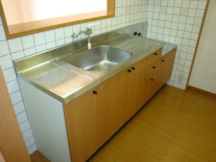 愛知県長久手市仲田(マンション)の賃貸物件のキッチン