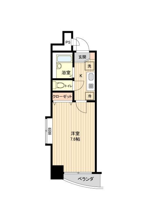 宮城県仙台市青葉区宮町1(マンション)の賃貸物件の間取り