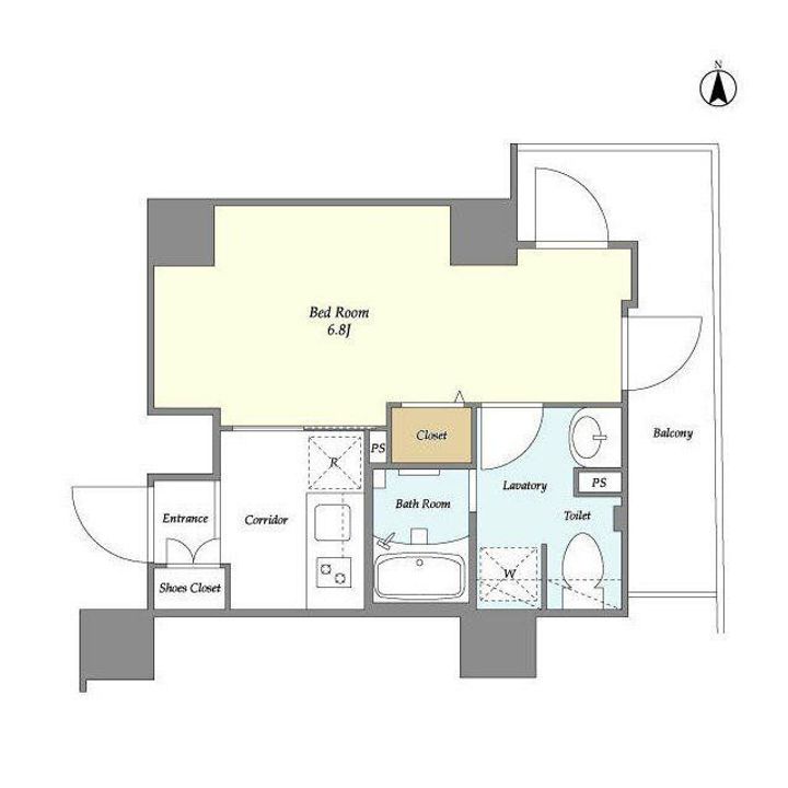 神奈川県川崎市幸区南幸町2(マンション)の賃貸物件の間取り