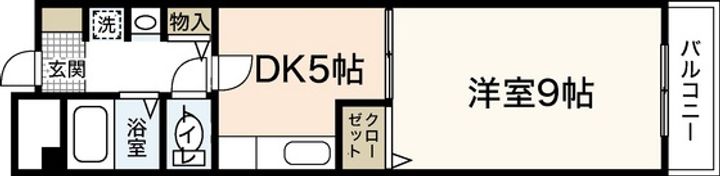 広電コイン通りビルの間取り