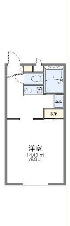レオパレスMAPLEIIの間取り