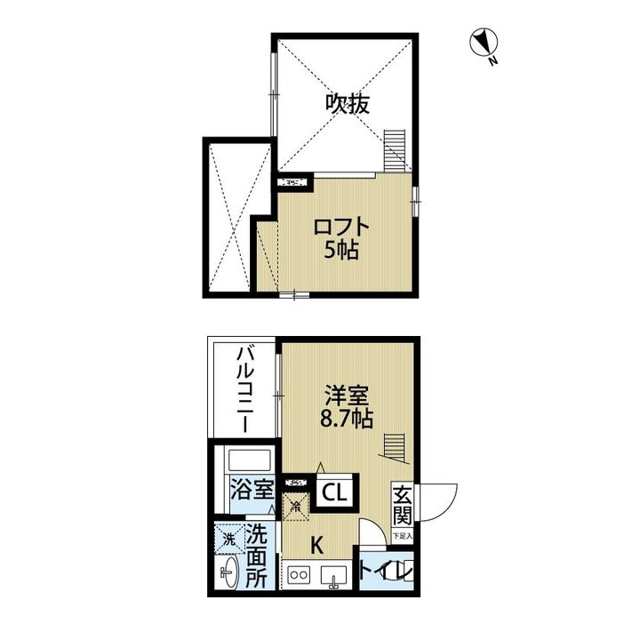 スタートリビングの間取り