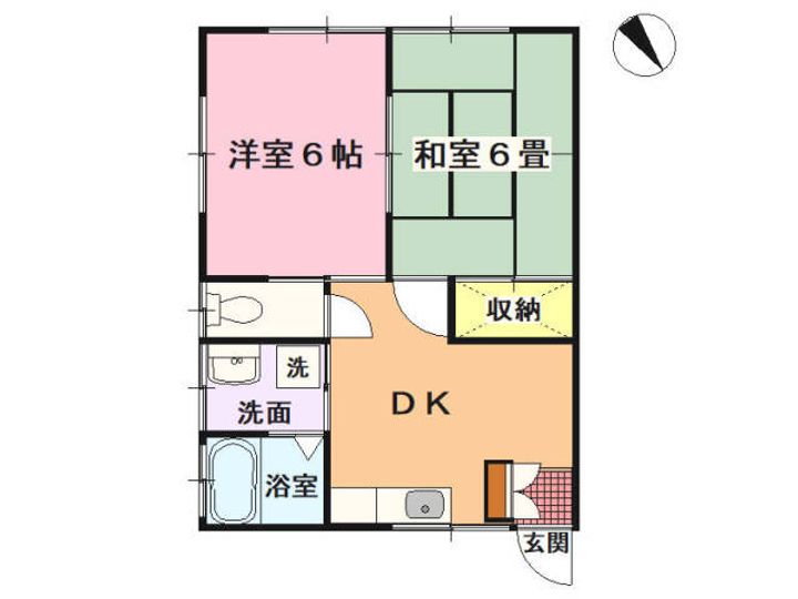 杉の子ハイツの間取り