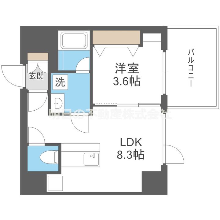 大阪府大阪市浪速区戎本町2の賃貸マンションの間取り