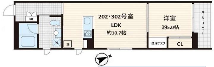 東京都港区白金台2(マンション)の賃貸物件の間取り