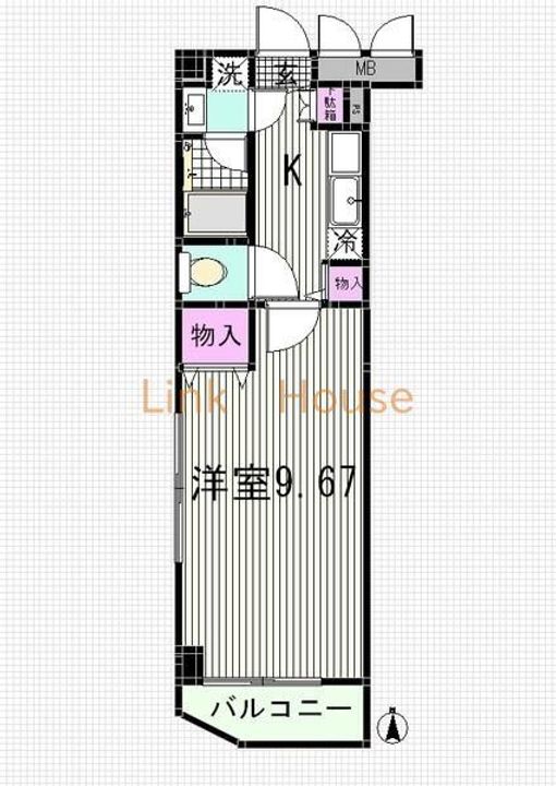 東京都江戸川区南葛西2(マンション)の賃貸物件の間取り