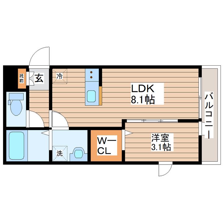 【新築】(仮)南光台3丁目新築APの間取り