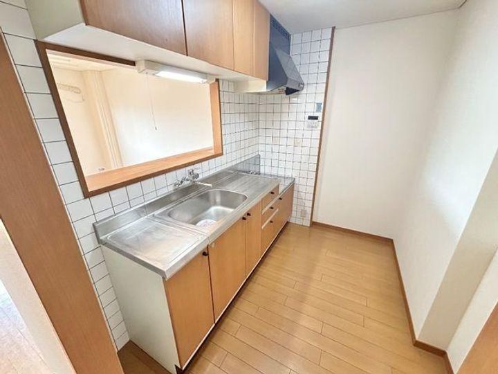 愛知県長久手市仲田(マンション)の賃貸物件のキッチン