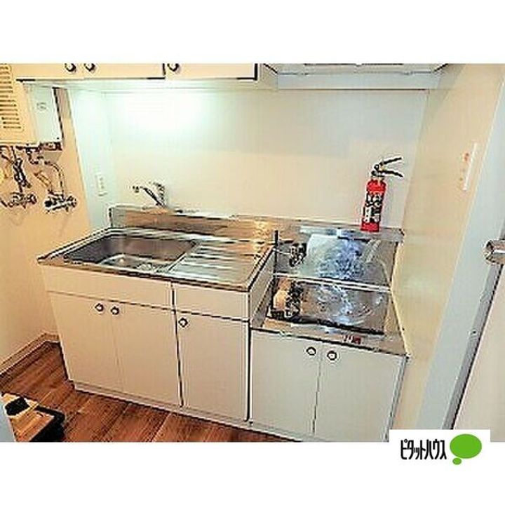 北海道札幌市豊平区旭町3(マンション)の賃貸物件のキッチン