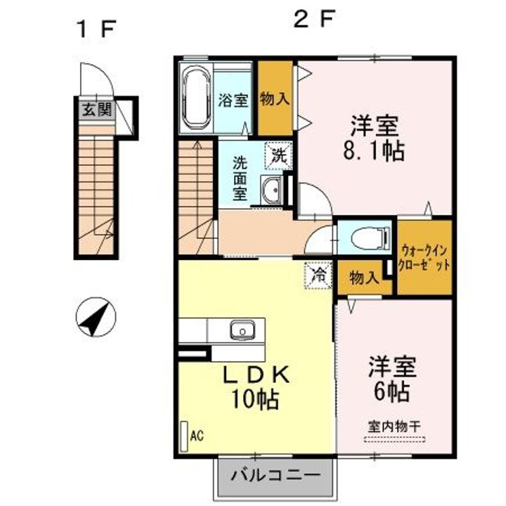 Dーroom島西の間取り