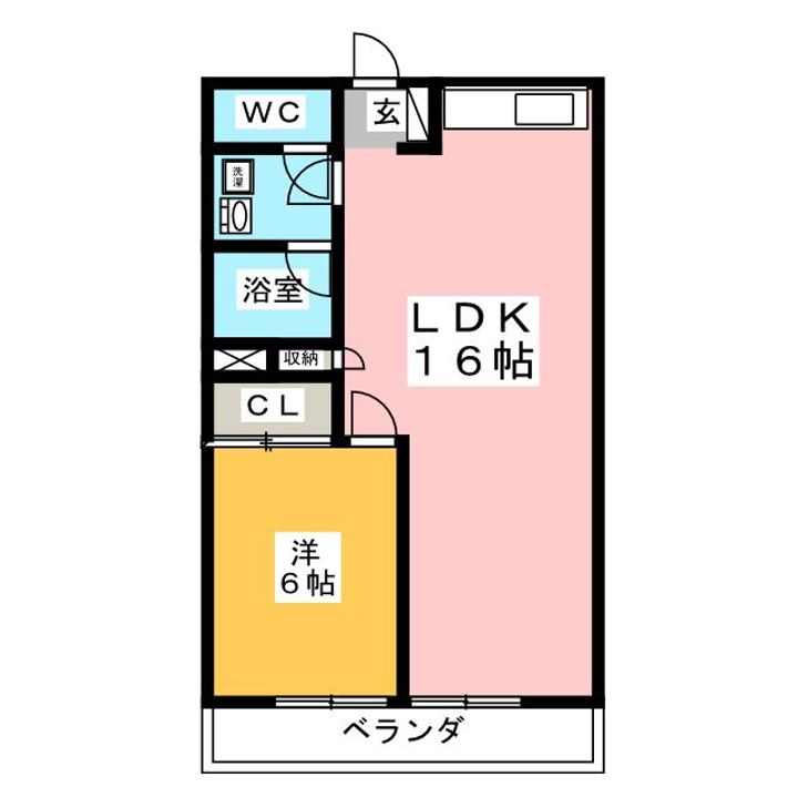 アジマコーポの間取り