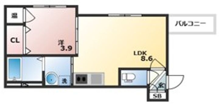 GRANDIR三津屋中の間取り