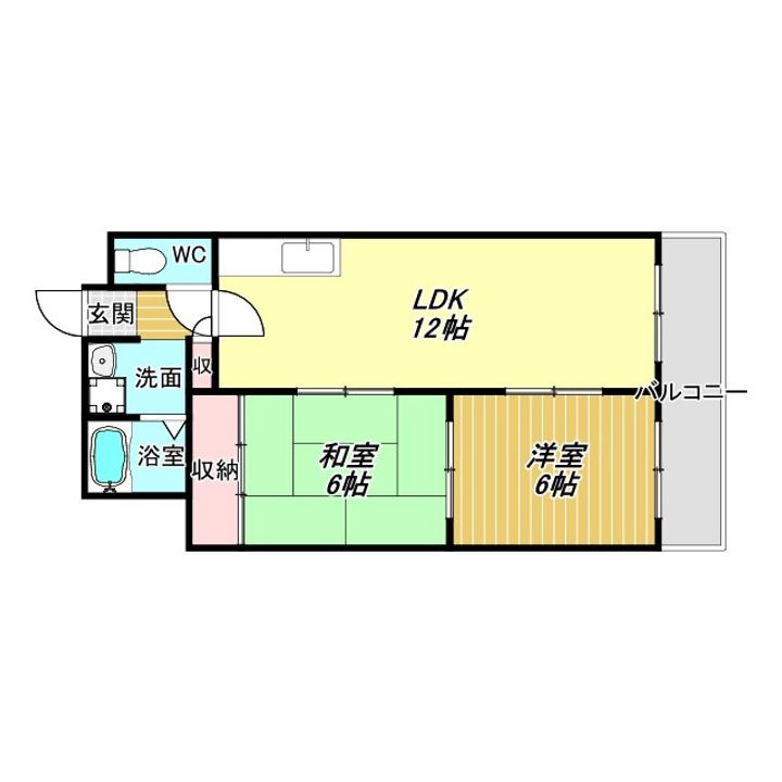 コーポラスTKの間取り