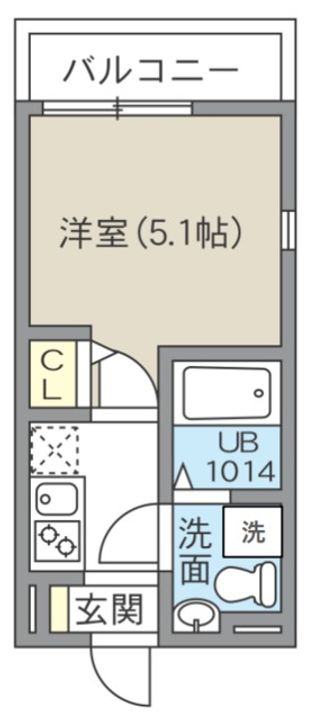 レピュア北千住レジデンスIIIの間取り
