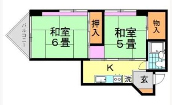 梅里大同マンションの間取り