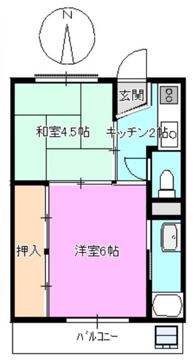 ビレッジハウス坂城の間取り