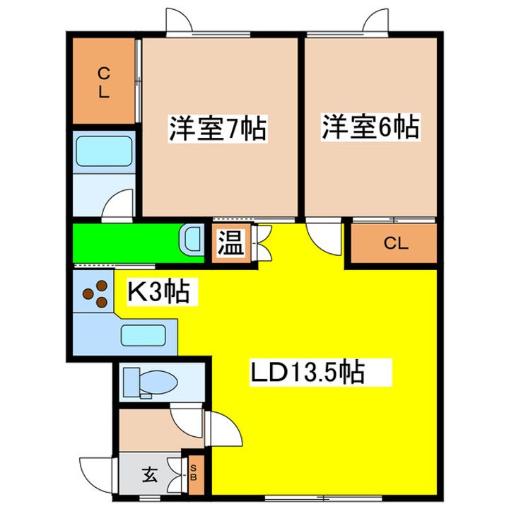 フリージアSの間取り