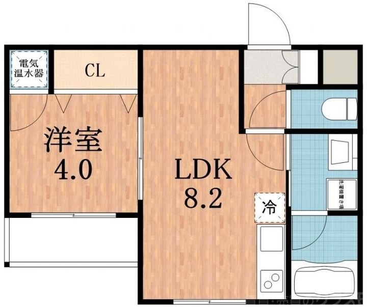 大阪府大阪市平野区加美西1(アパート)の賃貸物件の間取り
