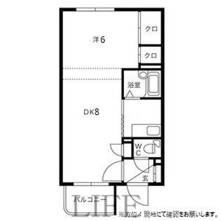 カサデューク菊水75の間取り