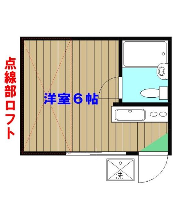 小倉ハイツの間取り