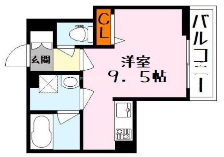 シャーメゾンSUBLIMEの間取り