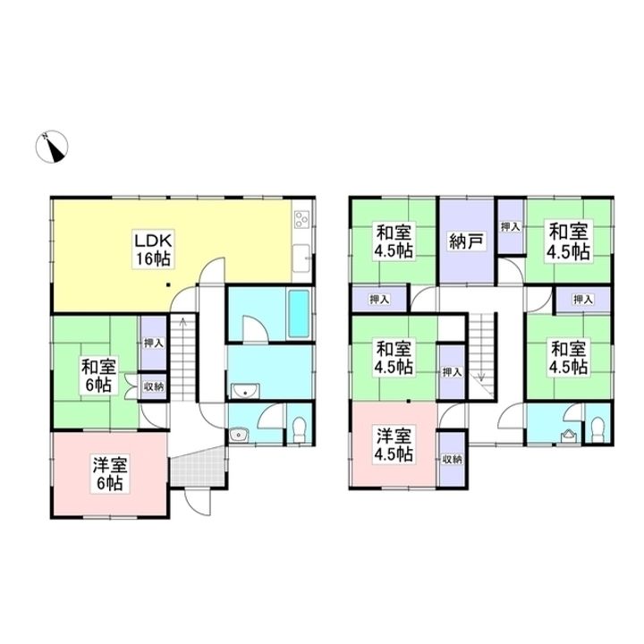 千葉県野田市木間ケ瀬(一戸建)の賃貸物件の間取り