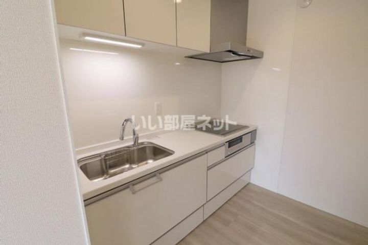 福島県福島市大森字唐橋(アパート)の賃貸物件のキッチン