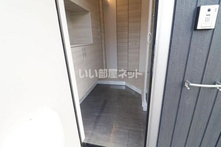 福島県福島市大森字唐橋(アパート)の賃貸物件の玄関