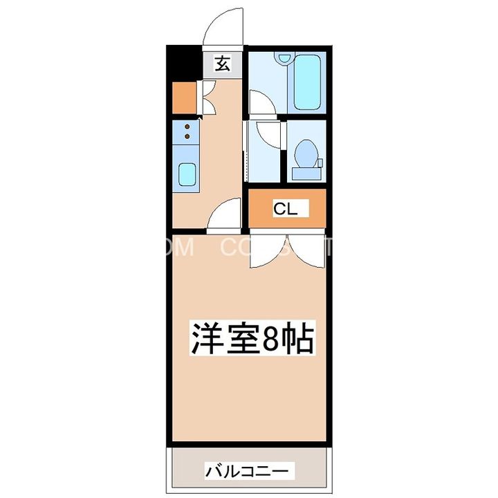 鹿児島県鹿児島市田上5(マンション)の賃貸物件の間取り