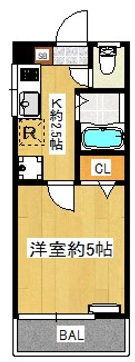 東京都中野区江古田1(マンション)の賃貸物件の間取り