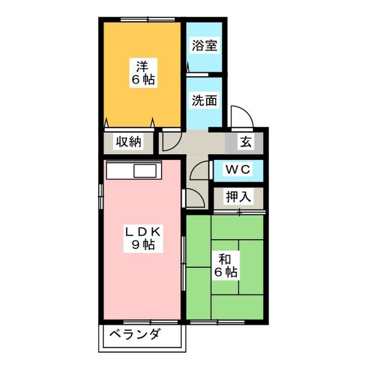 グリーンムクヘルの間取り