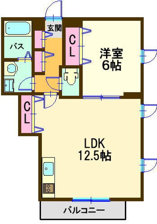 la maison de bijoux KASEの間取り