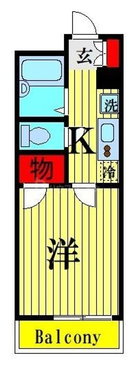 埼玉県さいたま市大宮区桜木町4(アパート)の賃貸物件の間取り