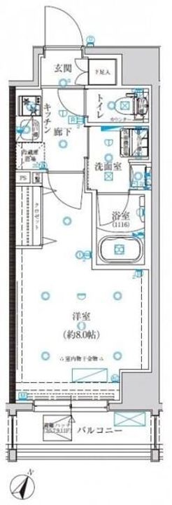 東京都板橋区蓮沼町(マンション)の賃貸物件の間取り