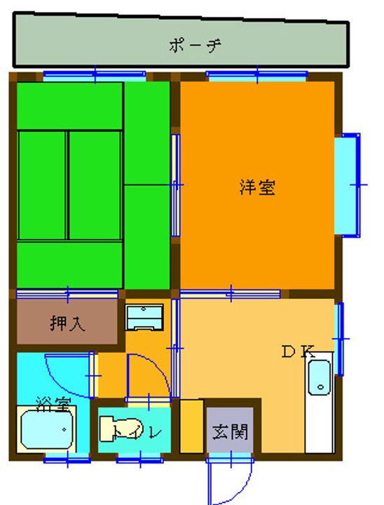 吉田コーポの間取り