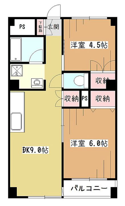 グレース秀和Aの間取り