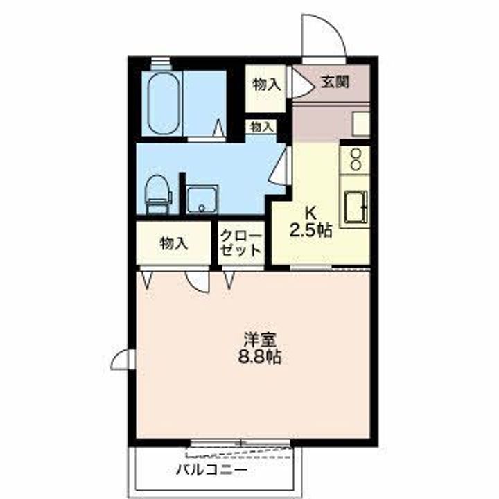 グリーンタウンAの間取り