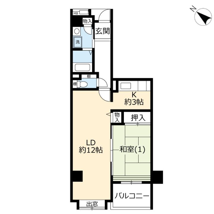 URアーバンハイツ菅生ヶ丘の間取り
