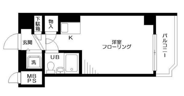 東京都江東区大島2(マンション)の賃貸物件の間取り