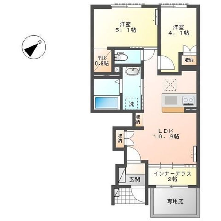 サングレイスの間取り