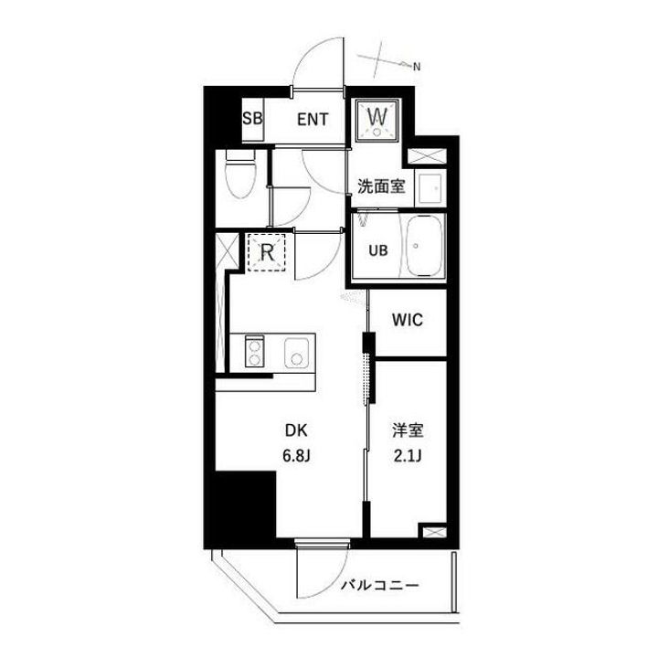 東京都足立区扇3(マンション)の賃貸物件の間取り