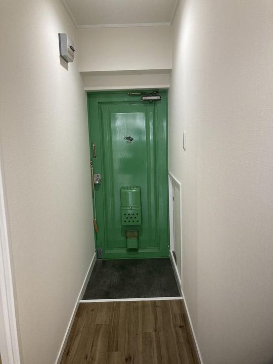 山科ハイツの玄関