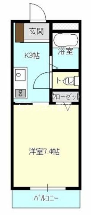 静岡県浜松市中央区中央1(マンション)の賃貸物件の間取り